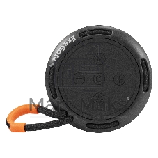 Портативная BT-колонка ExeGate Friend EPS-51 (2*5Вт, 50-20000Гц, Bluetooth, с поддержкой USB и TF/microSD карт, FM, Li-Ion 1200mAh, цвет черный, RGB подсветка, зарядка USB Type-C, Color Box)