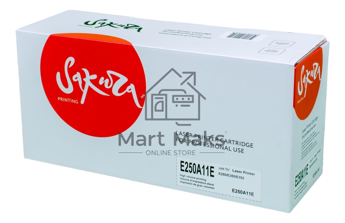 Картридж лазерный Sakura E250A11E для Lexmark E250/E350/E352, черный, 3500 к.