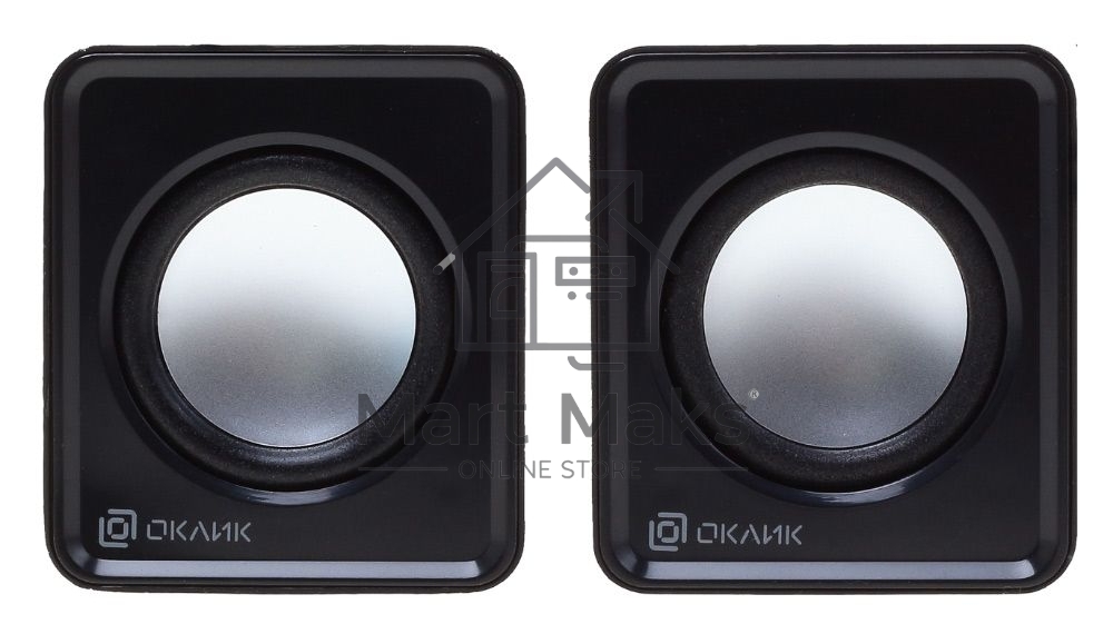Колонки Oklick OK-331 2.0 черный 6Вт