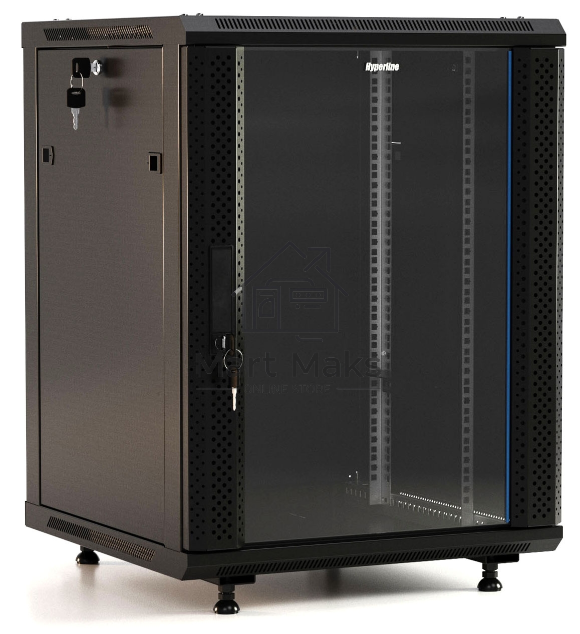 Шкаф телекоммуникационный настенный Hyperline TWB-FC, 19