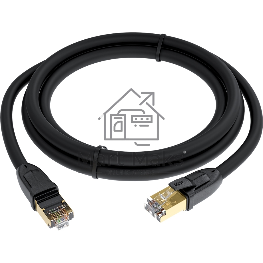Патч-корд GCR PROF прямой 7.5m, FTP медь кат.6, позолоч. контакты и коннектор, 25 AWG, Deluxe ethernet high speed 10 Гбит/с, RJ45, T568B, GCR-52548