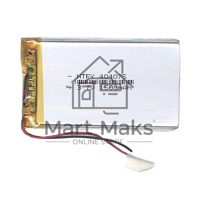 Аккумулятор Li-Pol (батарея) 4*40*75мм 2pin 3.7V/1500mAh
