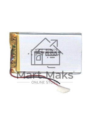 Аккумулятор Li-Pol (батарея) 4x40x75мм 2pin 3.7V/1500mAh