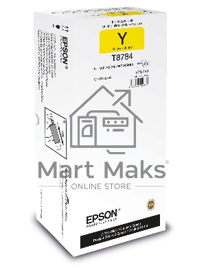 Картридж струйный Epson C13T838440 желтый (20 000 стр. 167.4 мл) для WorkForce WF-R5190DTW WF-R5190, WF-R5690DTWF WF-R5690