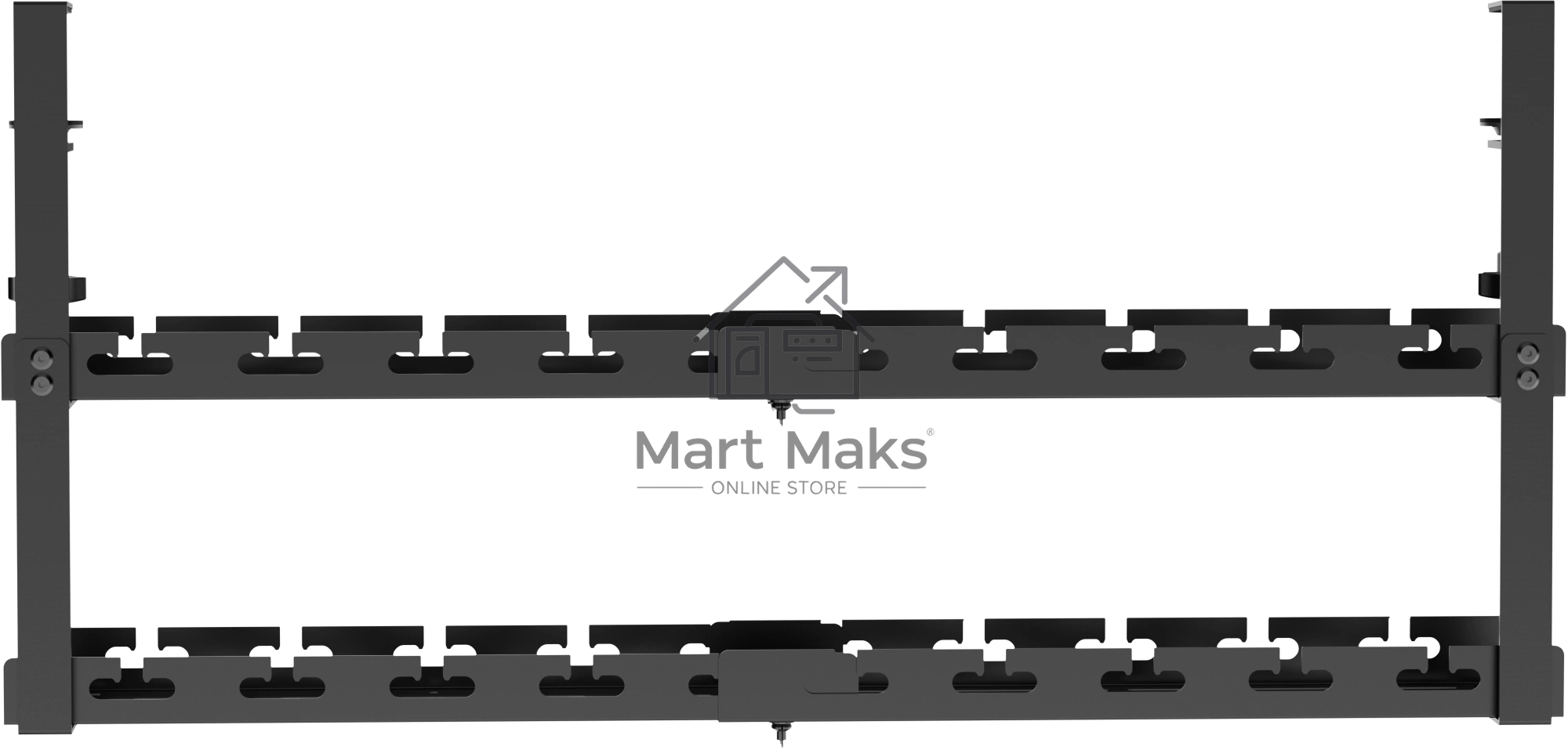 Кабель-канал Cactus CS-CM-700-2BK для столов 72.8x13.5x34.2см черный