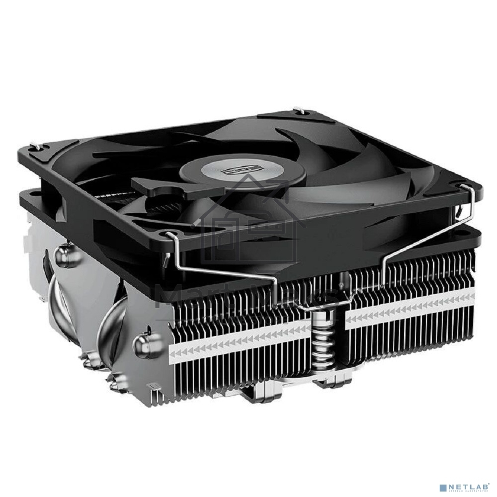 Кулер для процессора PCCooler S815I Low profile RC400-37 серебристый/черный 75мм алюминий+медь 4000rpm 39db 4-pin 125W