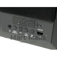 Акустическая система 2.0 SVEN MC-10, чёрный, мощность 2x25Вт (RMS), FM-тюнер, USB/microSD, дисплей, пульт ДУ, Bluetooth SVEN MC-10, чёрный, акустическая система 2.0, мощность 2x25Вт (RMS), FM-тюнер, USB/microSD, дисплей, пульт ДУ, Bluetooth