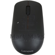 Мышь беспроводная Lenovo 400 черный, 2400 dpi, радиоканал, USB-C, кнопки - 4