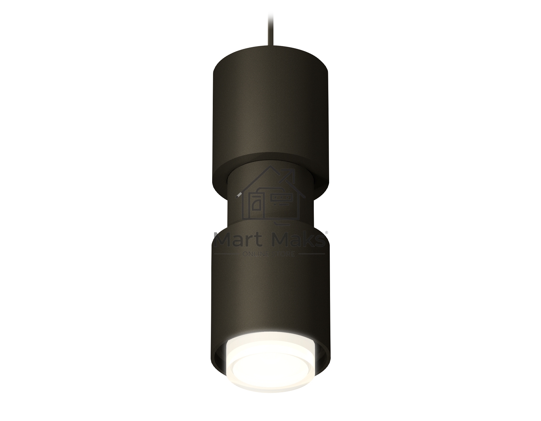 Светильник Ambrella Light XP7723031 SBK/FR/CL черный песок/белый матовый/прозрачный MR16 GU5.3