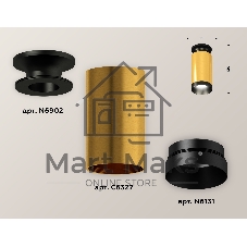 Светильник Ambrella Light XS6327100 PYG/PBK золото желтое полированное/черный полированный MR16 GU5.3 (N6902, C6327, N6131)