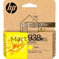 Картридж HP 938e Yellow Ink Cartridge 4S6Y1PE