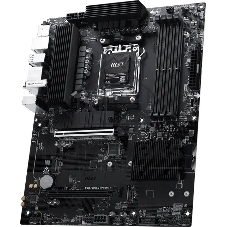Материнская плата MSI PRO B850-S EVO WIFI, AM5, AMD B850, 4xDDR5 (до 256 ГБ), 4xSATA, 3xM.2 (1xPCIe 5.0, 2xPCIe 4.0), 1xPCIe 5.0 x16, 1xPCIe 4.0 x16, 1xHDMI, 1xDP, 1x5Gb LAN, Wi-Fi 7, Bluetooth 5.4, 1xUSB-C 10Gbps, 2xUSB-A 10Gbps, 2xUSB-A 5Gbps, 4xUSB-A 2.0, 3x3.5 мм, 7.1, чёрный, ATX