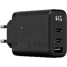 Сетевое зарядное устройство Magssory ACH009 65W (PD3.0+PPS+QC4+AFC+FCP+SCP) универсальное черный