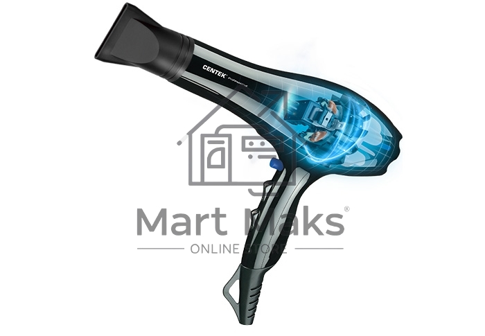 Фен Centek CT-2227 Professional 2200Вт, мощный AC мотор, 5 режимов, 2 концентратора