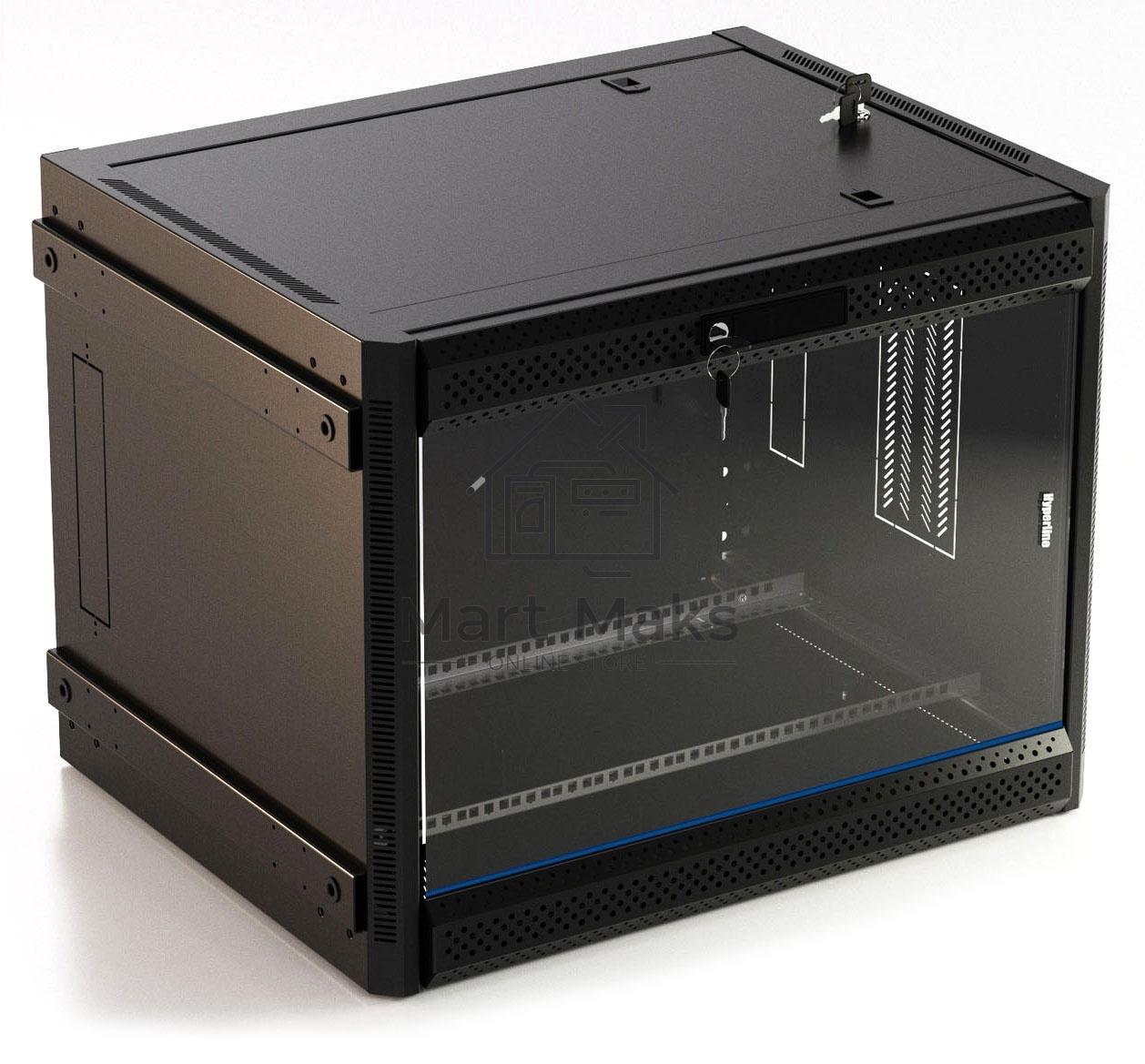 Шкаф телекоммуникационный настенный Hyperline TWB-FC, 19