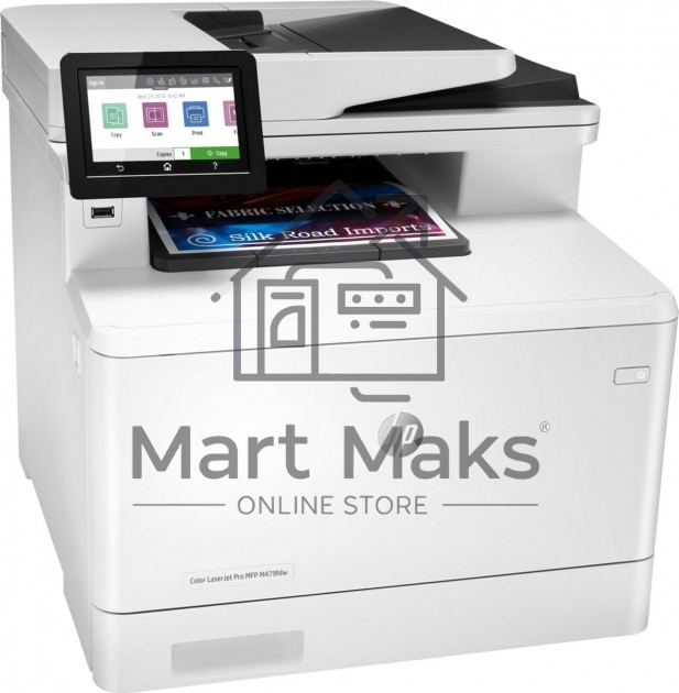 МФУ лазерный HP Color LaserJet Pro M479fnw (W1A78A), A4, цветной, печ. до 27 стр/мин., скан. до 29 стр/мин. (ч/б) 20 стр/мин. (цвет), 600 x 600 dpi (печать) 1200x1200dpi (скан.), USB, RJ-45, Wi-Fi, Air Print, Mopria