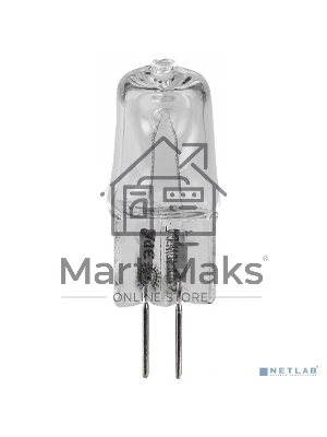 Лампа галогенная ЭРА G4-JCD-40W-230V-Cl(100/1000)