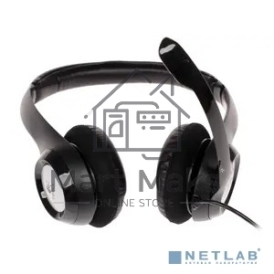 Гарнитура Logitech Headset Logitech H390 USB черный