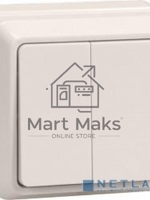 Выключатель Iek EVO20-K33-10-DC ВС20-2-0-ОКм 2кл 10А откр.уст. ОКТАВА (кремовый)