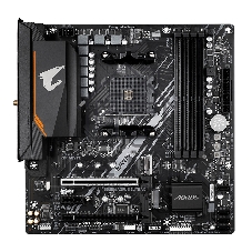 Материнская плата GIGABYTE B550M AORUS ELITE AX, AM4, AMD B550, 4xDDR4, 4xSATA, 2xM.2, 1xPCIe 4.0 x16, DVI-D, HDMI, 1x1Gb LAN, 3x3.5 мм, 7.1, microATX