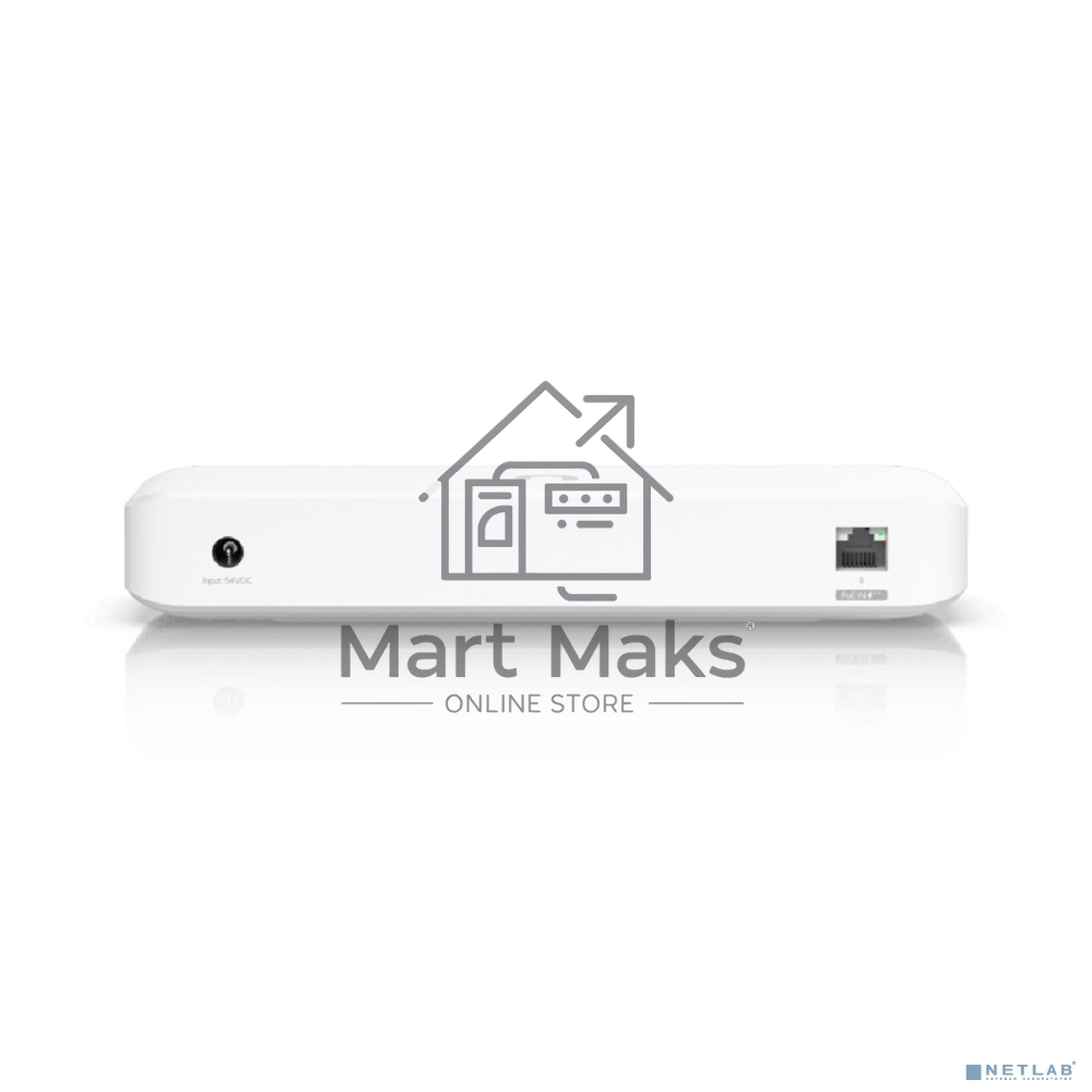Коммутатор Ubiquiti UniFi Switch Ultra 60W PoE-коммутатор, 8х 1G RJ45, раздача 52 Вт