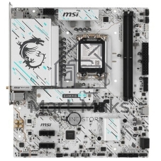 Материнская плата MSI H810M GAMING WIFI6E, LGA1851, Intel H810, 2xDDR5, 4xSATA, 1xM.2, 1xPCIe 5.0 x16, 2xPCIe 3.0 x1, 1xDP, 1xHDMI, 1x5Gb LAN, Wi-Fi 6E, Bluetooth 5.3, 1xUSB-C 20Gbps, 2xUSB-A 5Gbps, 4xUSB-A 2.0, 3x3.5 мм, 7.1, mATX