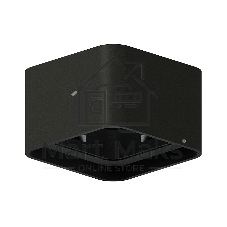 Корпус светильника C7833 SBK черный песок 95*95*H60mm MR16 GU5.3