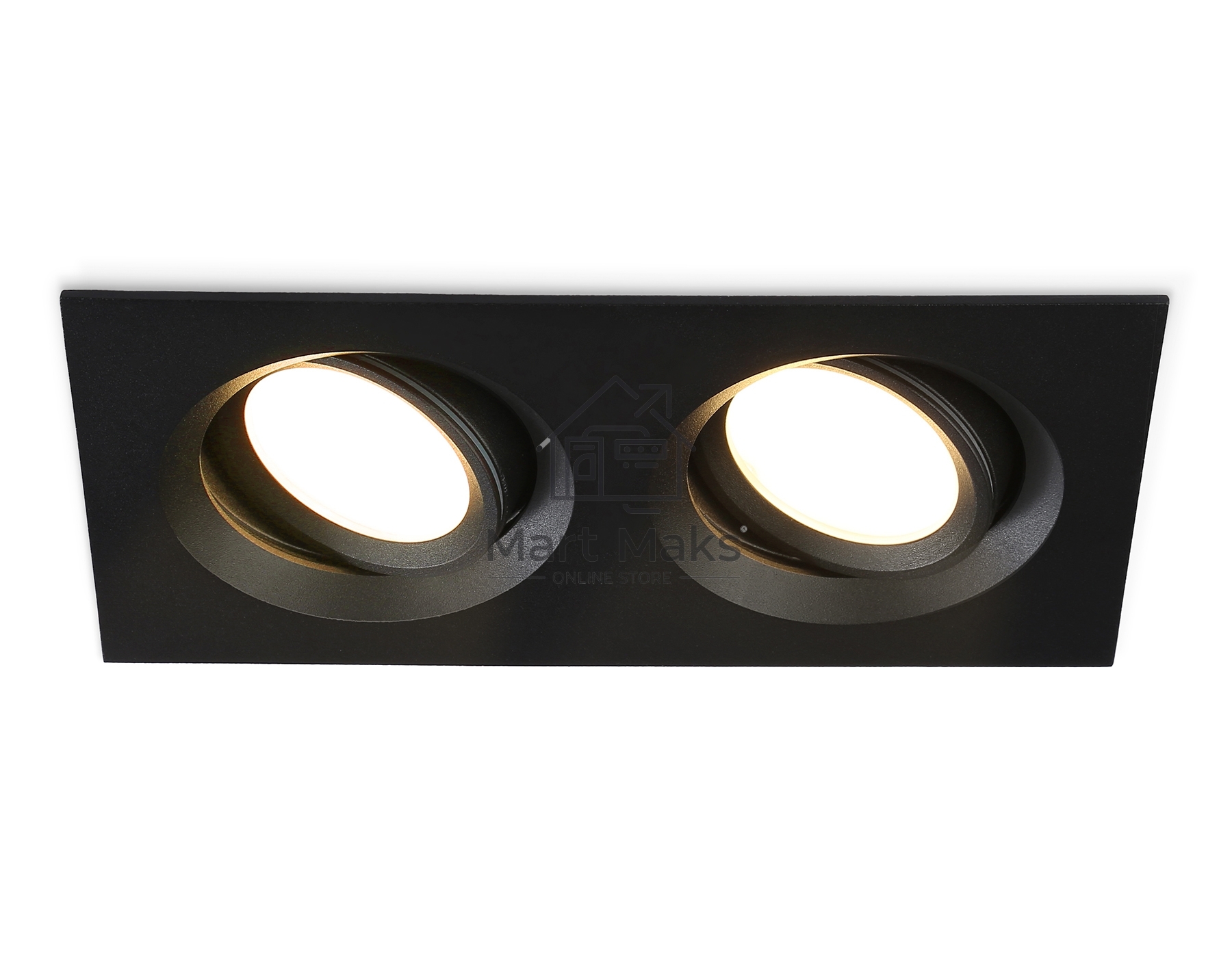 Светильник Ambrella light TN1146/2 BK черный IP44 GU5.3/2 180*95*38