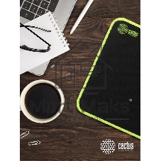 Коврик для мыши Cactus черный 250x200x3мм (CS-MPC-D01S)