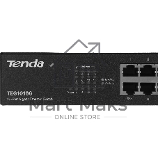Коммутатор Tenda TEG1016G, 16×1 Гбит/с, неуправляемый