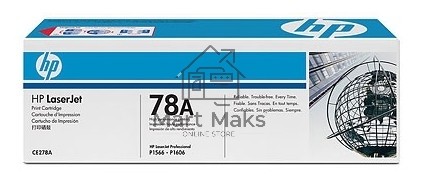 Картридж лазерный HP CE278A черный LJ P1566/P1606 (2100стр.)