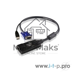 Переключатель ATEN KA7570 Кабель-адаптер KVM USB (Клав+мышь), HDB-15