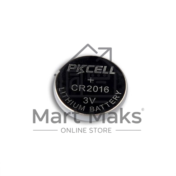 Литиевый элемент питания PKCELL CR2016-5B тип - CR2016 5 шт в блистере