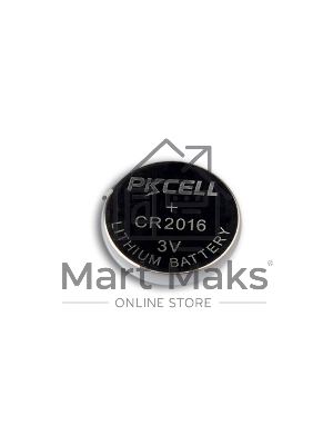 Литиевый элемент питания PKCELL CR2016-5B тип - CR2016 5 шт в блистере