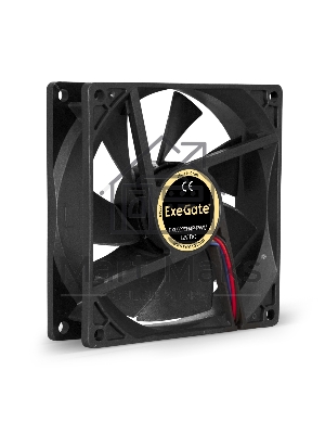 Вентилятор для корпуса ExeGate E09225H4P-PWM черный, 92 мм, 2000 об/мин, 26 дБ, 4 pin