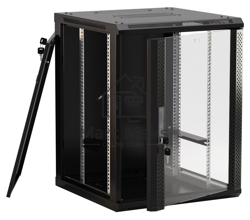 Шкаф телекоммуникационный настенный Hyperline TWB-FC, 19