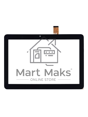 Сенсорное стекло (тачскрин) DP101279-F1 черное