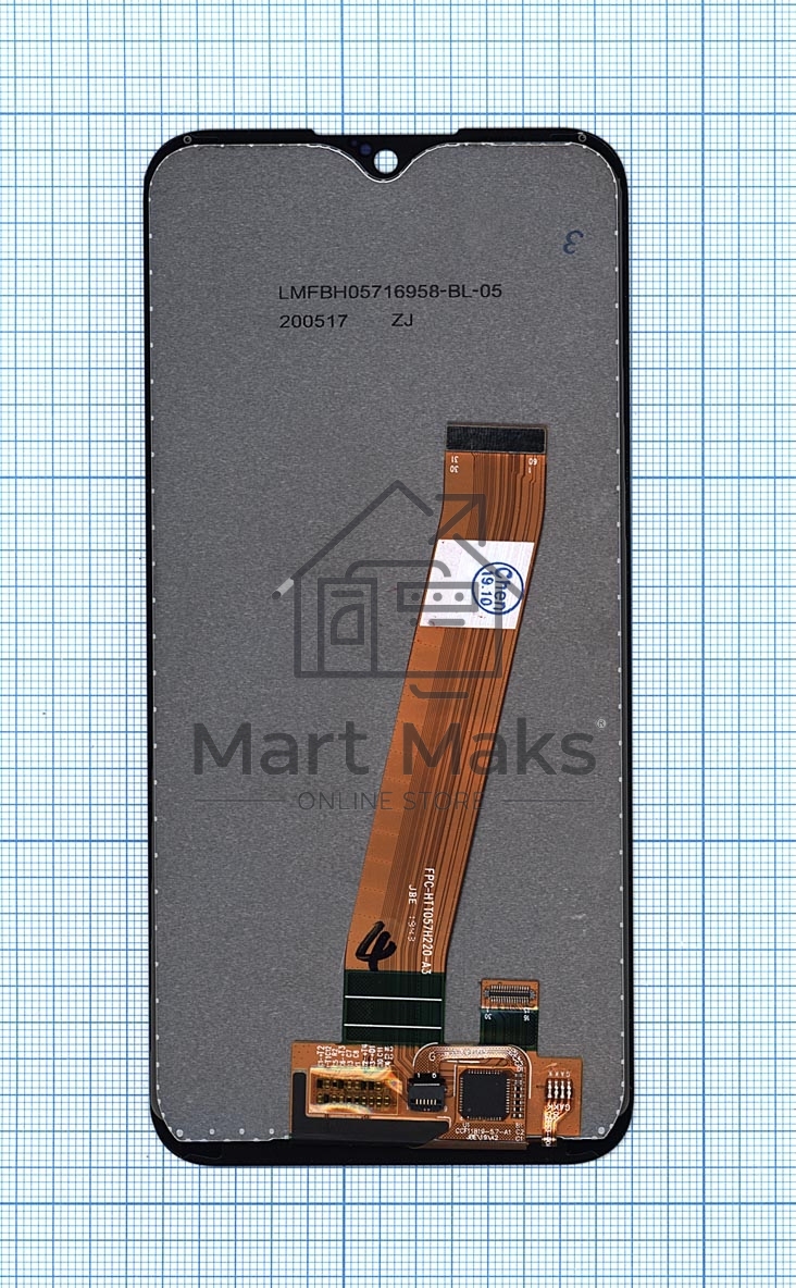 Дисплей для Samsung Galaxy A01 SM-A015F (TFT узкий разъем), черный