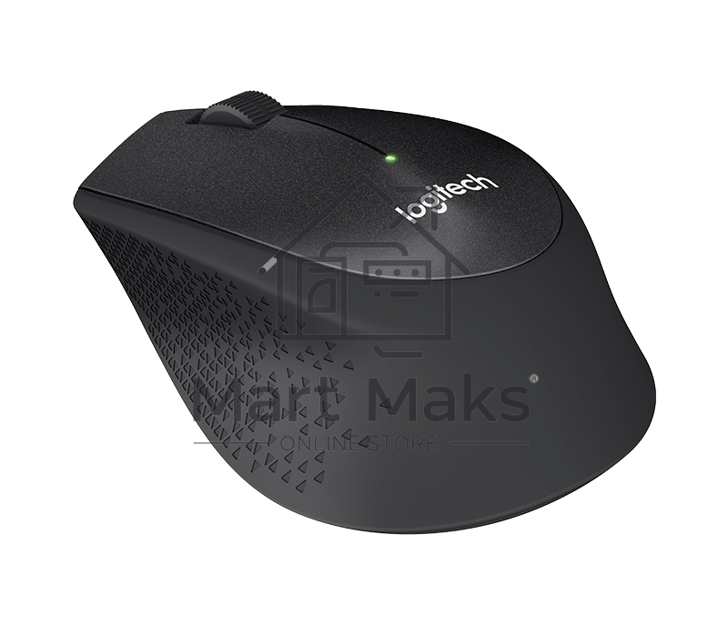 Мышь беспроводная Logitech M330 SILENT PLUS черный, 1000 dpi, радиоканал, USB, кнопки - 3
