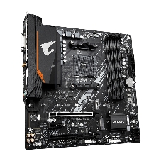 Материнская плата GIGABYTE B550M AORUS ELITE AX, AM4, AMD B550, 4xDDR4, 4xSATA, 2xM.2, 1xPCIe 4.0 x16, DVI-D, HDMI, 1x1Gb LAN, 3x3.5 мм, 7.1, microATX