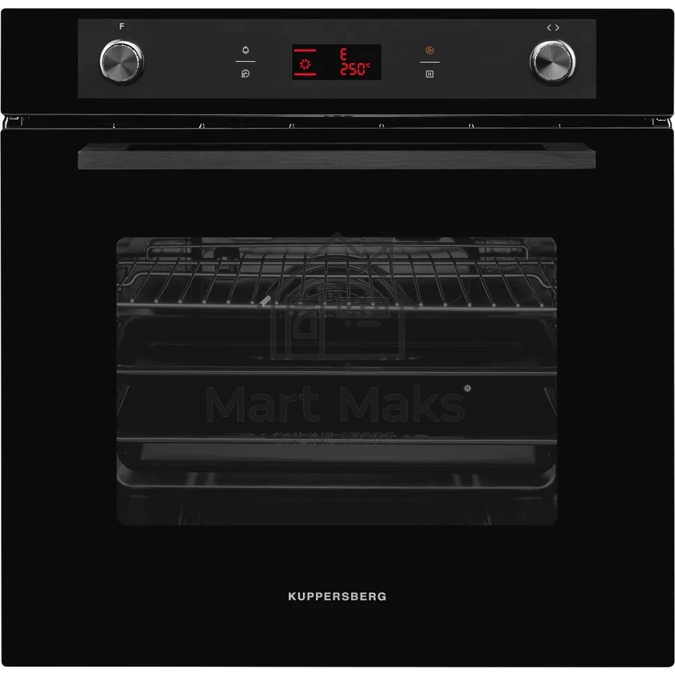 Встраиваемый духовой шкаф Kuppersberg HM 639 Black 60 см, 70 л, 9 режимов, гидролизная очистка, черный