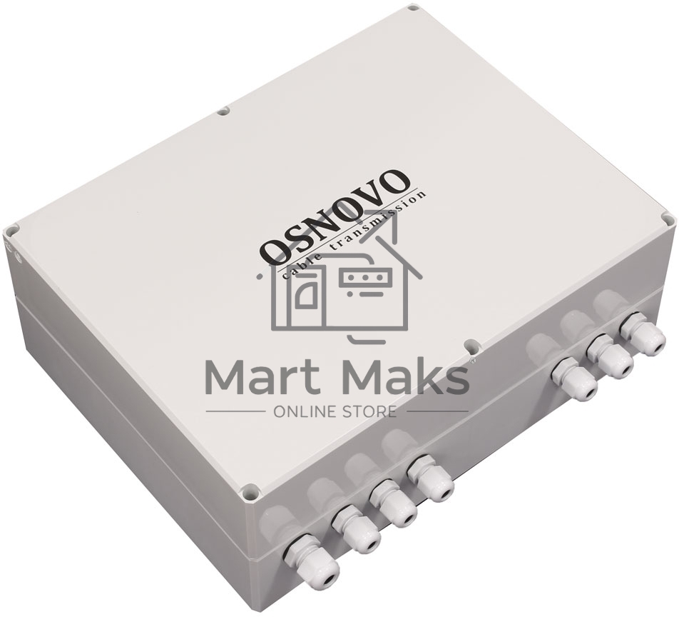 Коммутатор уличный OSNOVO L2+ гигабитный коммутатор на 6 портов, 4*10/100/1000Base-T PoE, 2 SFP порта 1000Base-X, PoE до 30W на порт, суммарно PoE до 120W, IP66