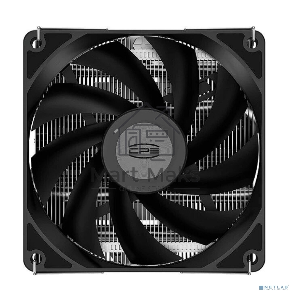 Кулер для процессора PCCooler S815I Low profile RC400-37 серебристый/черный 75мм алюминий+медь 4000rpm 39db 4-pin 125W