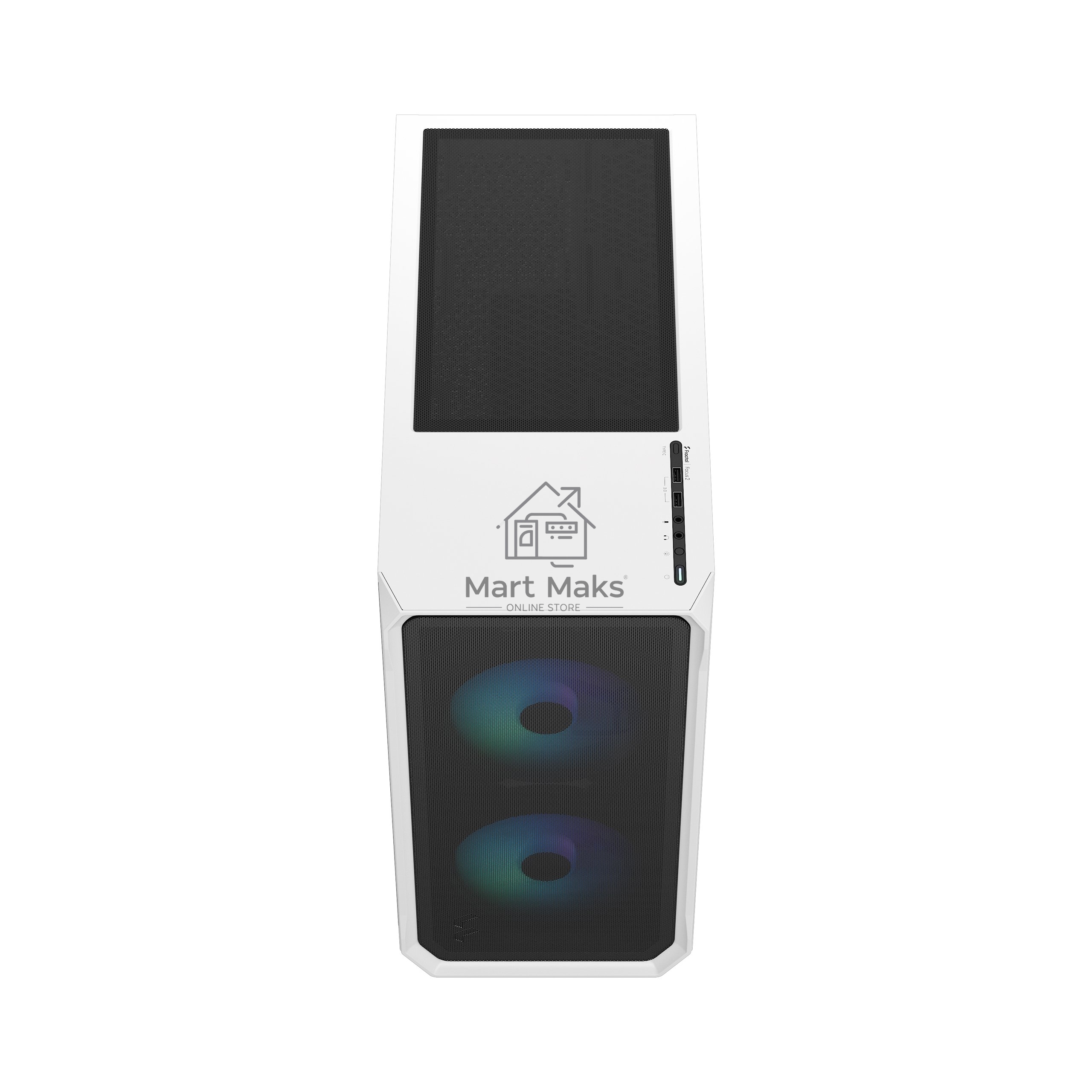 Корпус Fractal Design Focus 2 RGB White TG Clear Tint / FD-C-FOC2A-04