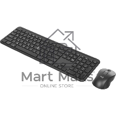 Комплект клавиатура+мышь Logitech MK950 беспроводной, USB, графитовый/чёрный