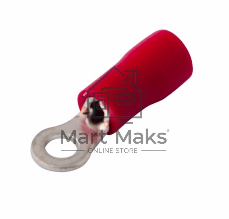 Наконечник кольцевой изолированный Rexant ø 3.2 мм 0.5-1.5 мм² (НКи 1.5-3/НКи 1,25-3) красный