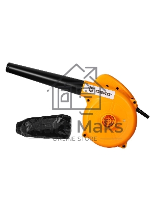 Воздуходувка-пылесос Deko DKBL600 600Вт пит.:от сети желтый