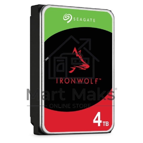 Жесткий диск Seagate 4TB Ironwolf (ST4000VN006) SATA 6.0Gb/s, 5400 rpm, 256mb buffer, 3.5