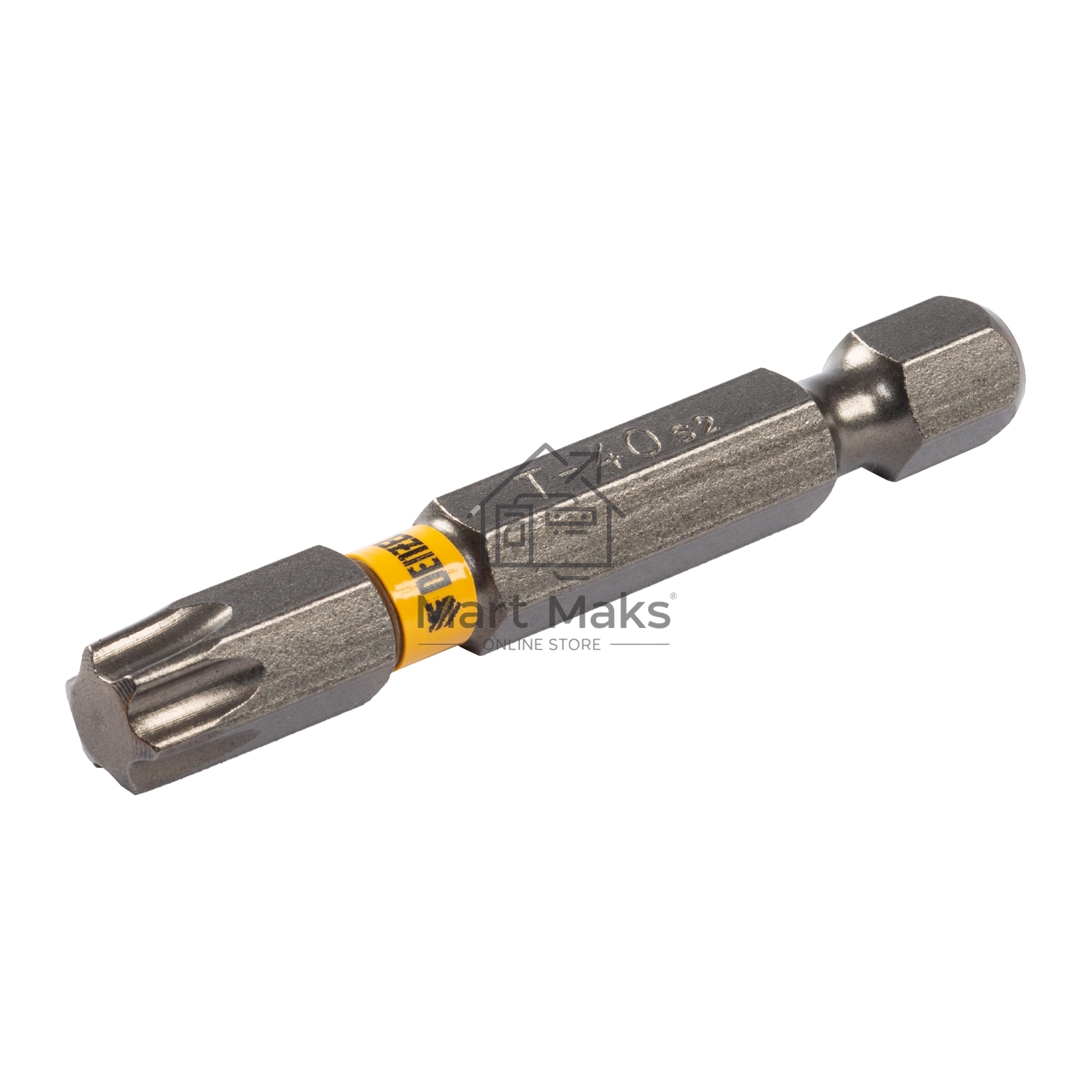 Набор бит TORX 40х50, сталь S2, шестигранный профиль, 10 шт. Denzel