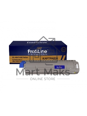 Картридж ProfiLine PL-46471105 для принтеров Oki C823/C833/C843 Yellow 7000 копий